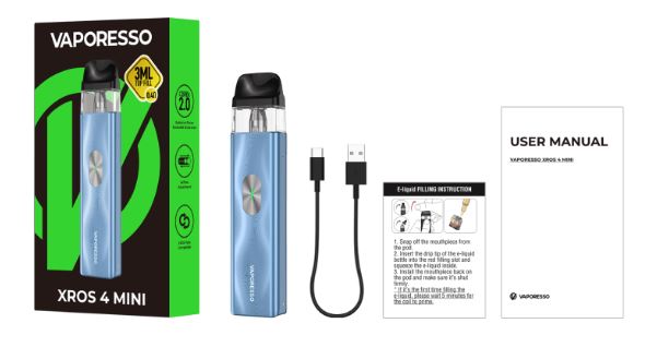 contenu du kit xros 4 mini vaporesso